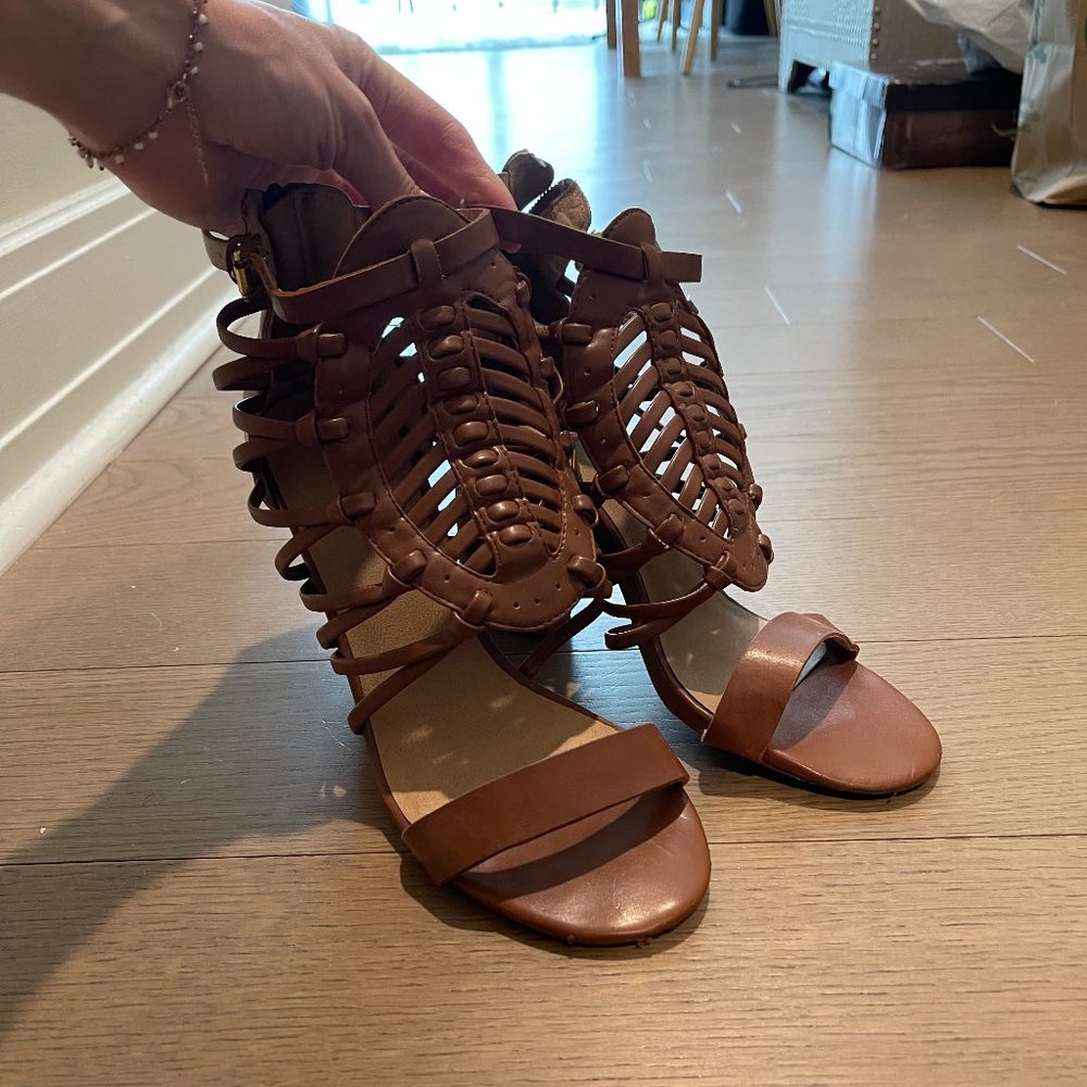 JustFab Brown Heels